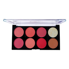 Glamorous Face 8 Color Ultra Blush on Palette