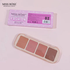Miss Rose 4 Color Blush On Kit (MR052 N1-N2)