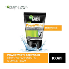 Garnier Power White Face Wash & Shaving Foam 2 Size