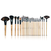 Glamorous Face 24 Piece Leather Brush Set