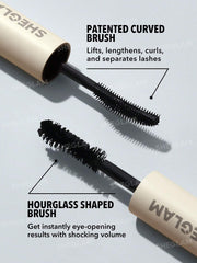 Sheglam All-In-One Volume & Length Mascara-Washable Black