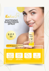 Kashee's Whitening Sunscreen Spray SPF 50 PA++++ (150 ml / 5.0 fl oz)