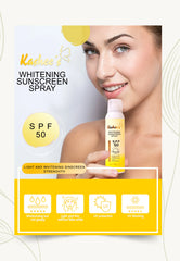 Kashee's Whitening Sunscreen Spray SPF 50 PA++++ (150 ml / 5.0 fl oz)