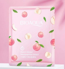 BIOAQUA Peach Extract & Hexapeptide Rejuvenating Sheet Mask - 25g