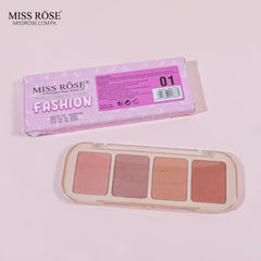 Miss Rose 4 Color Blush On Kit (MR052 N1-N2)