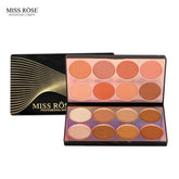 Miss Rose 16-Color Blush & Contour Pro Palette (MR010M)