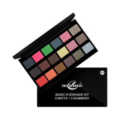 Christine Basic Eyeshade Kit (9 Matte + 9 Shimmery)