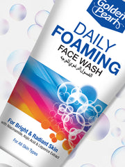 Golden Pearl Daily Foaming Face Wash (2 Sizes)
