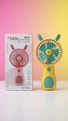 FAN NO-H Mini Portable Handheld Fan – Compact, USB Rechargeable, & Ultra-Quiet Personal Cooling Fan