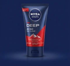 Nivea Men Deep Acne Oil Clear Face Wash | 100ml – Anti-Acne & Oil Control Cleanser