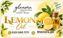 Glanora Cosmetics – Pure Natural Lemon Oil | 100% Organic Cold-Pressed Skincare & Beauty Essence