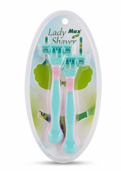 Lady Max 3-Blade Disposable Shaver for Women (Pack of 2)