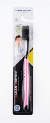 Clean Doctor Deep Clean Adult Toothbrush with Gum Massage & Cover