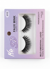 HD 3D Faux Mink Multi-Dimensional Lashes - Style #10 (Premium Quality)