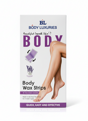 BODY LUXURIES BODY WAX STRIPS CLASSIC 16 Strips + 2 Wipes