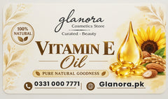 Glanora Cosmetics Vitamin E Oil – 100% Pure Natural Goodness for Skin & Hair Care