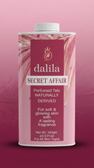 Dalila Secret Affair Touch Perfumed Talc | 100g Silky Soft Body Powder with Long-Lasting Fragrance