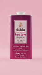 Dalila Pure Love Perfumed Talc | 100g Silky Soft Body Powder with Long-Lasting Fragrance