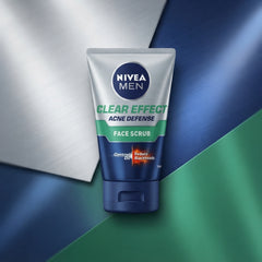 Nivea Men Clear Effect Acne Defense Face Scrub | 100ml