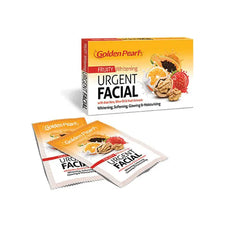 Golden Pearl Fruity Whitening Urgent Facial – Facial Kit with Aloe Vera, Olive Oil & Fruit Extracts