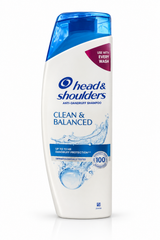 Head & Shoulders Clean & Balanced Anti-Dandruff Shampoo – Up to 72 HR Dandruff Protection