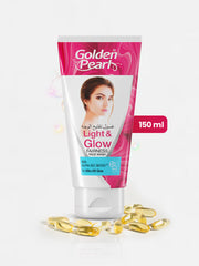 Golden Pearl Light & Glow Fairness Face Wash (2 Sizes)