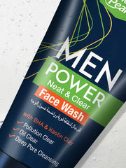 Golden Pearl MEN POWER Neat & Clear Face Wash (2 Sizes)