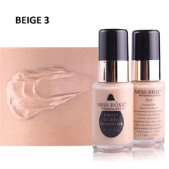 Purely Natural Foundation by Miss Rôse Professional Make-Up 30ml (7 Shades)
