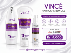 Vincé Biotin & Keratin Hair Care Bundle – Shampoo, Hair Mask & Re-Alive Hair Serum
