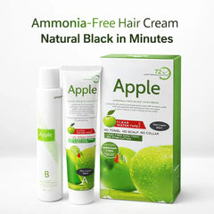 Apple Ammonia-Free Black Hair Cream (500ml + 500ml)