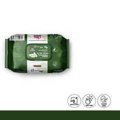 Glamorous Face Cleansing Makeup Remover Wipes Large 60 Pieces