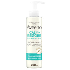 Aveeno Calm + Restore Gentle Nourishing Oat Face Cleanser (200ml)