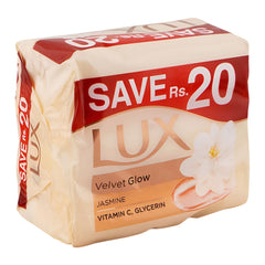 Lux Velvet Glow Jasmine Soap Bar (3 Pack)