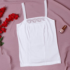 IFG Camisole 002 Top For Women, Girls (Black, Skin, White)