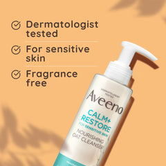 Aveeno Calm + Restore Gentle Nourishing Oat Face Cleanser (200ml)