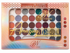Beauty Naked Amazing Eyeshadow 36-Color Shimmer & Matte Kit (No.B43)