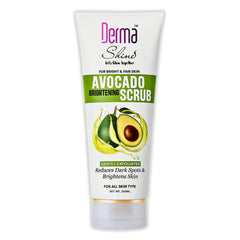 Derma Shine Avocado Brightening Scrub (200ml)