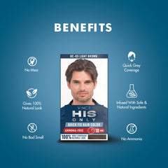 Vince Light Brown His Only Men Hair Color - (HC-05)