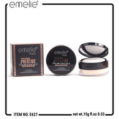 EMELIE PRESTIGE Luminous Loose Powder – Flawless Matte, All-Day Wear