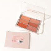 Miss Rose Rubik's Cube Matte Blusher Blusher 6 Colors (MR093)