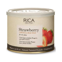 RICA Strawberry Liposoluble Wax for Dry Skin (400ml)