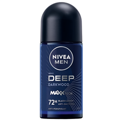 Nivea Men Deep Darkwood MaxxTech Roll On (50ml)