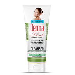 Derma Shine Fairness Facial Black Head Removing Cleanser (200g)