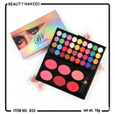 BEAUTY NAKEED 48 Color Eyeshadow + 6 Color Blusher Palette