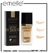 Emelie Superstay Better Skin Waterproof Foundation – SPF 20 (E303)