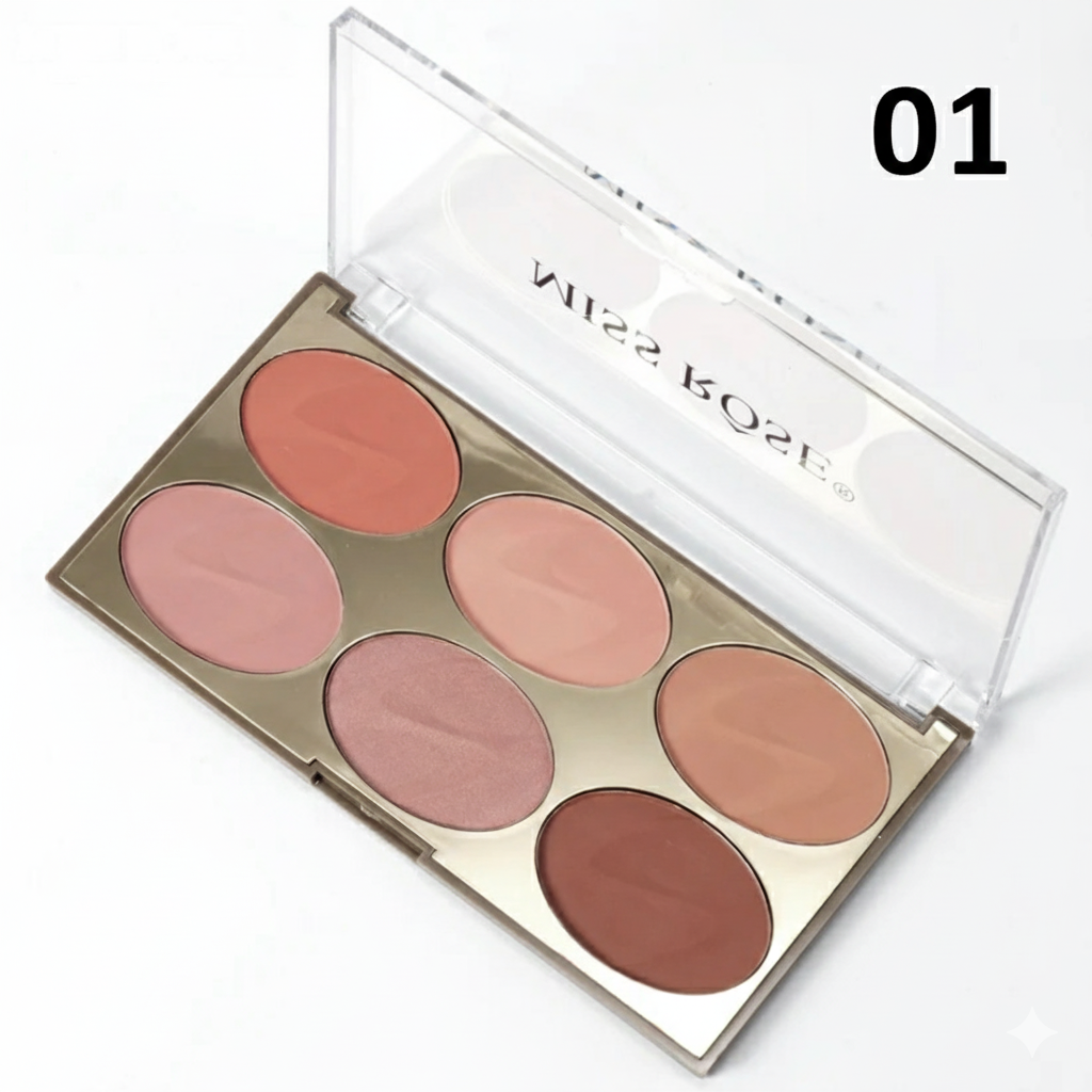 Miss Rose 6-Color Studio Sculpting Palette