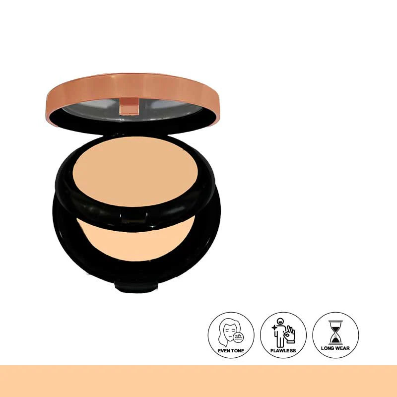 Glamorous Face Invisible Matte Long Lasting Double Compact Powder