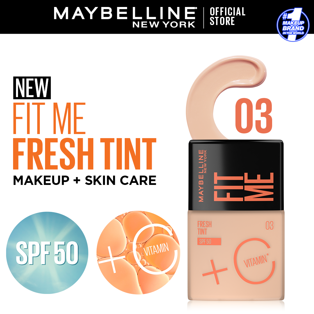 Maybelline Fit me Fresh Tint Vit C + SPF 50