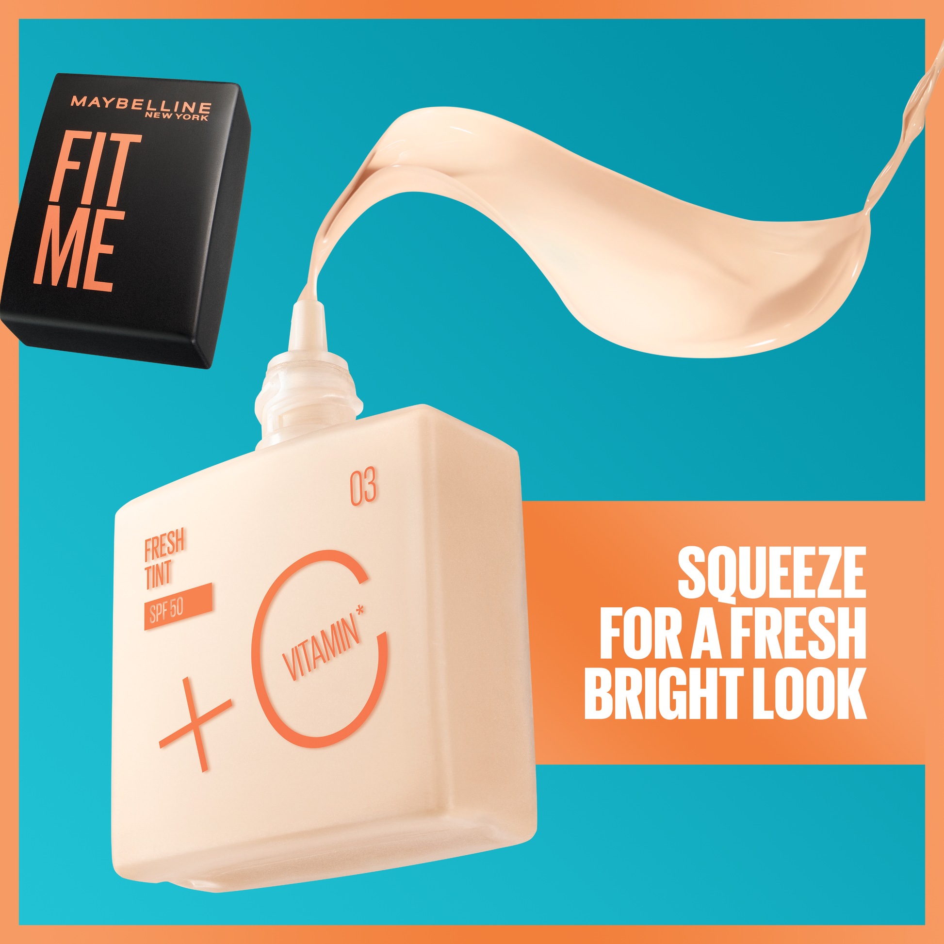 Maybelline Fit me Fresh Tint Vit C + SPF 50