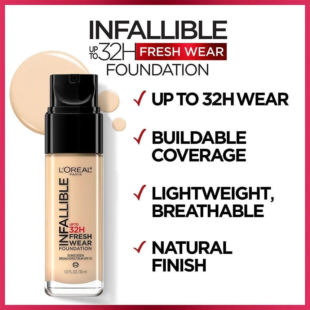 Loreal Infallible 32 Hour Fresh Wear Foundation Lightweight